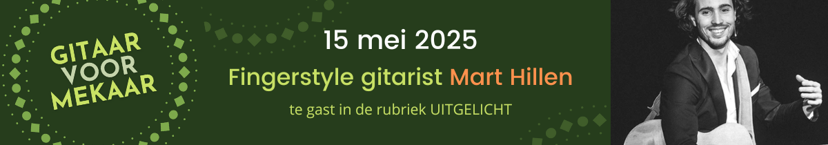 Mart Hillen bij Gitaar voor Mekaar