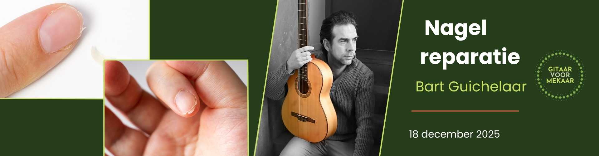 nagelreparatie voor gitaristen