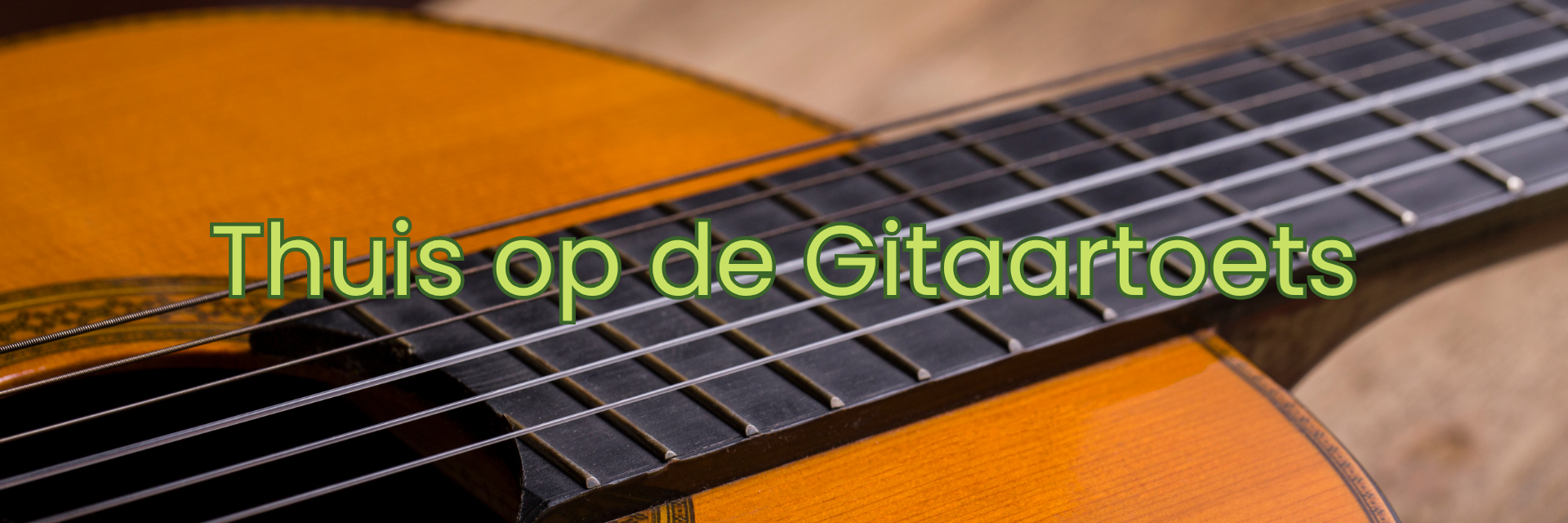 Cursus Thuis op de Gitaartoets