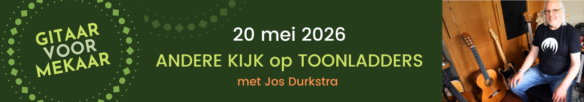 Jos Durkstra over Toonladders op gitaar