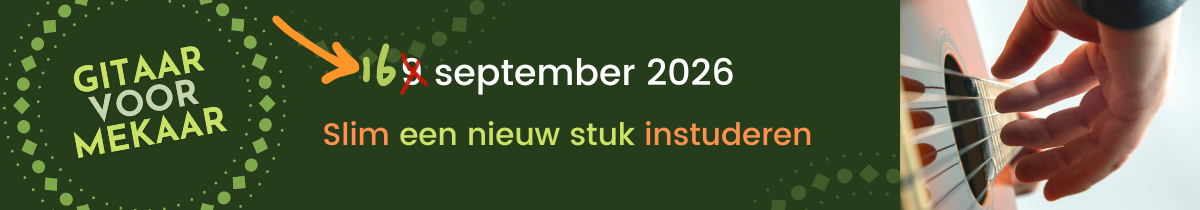 slim instuderen bij Gitaar voor Mekaar