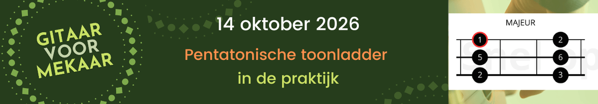 speel pentatonische toonladders bij GVM