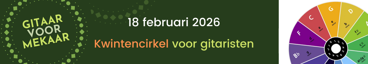 kwintencirkel voor gitaristen